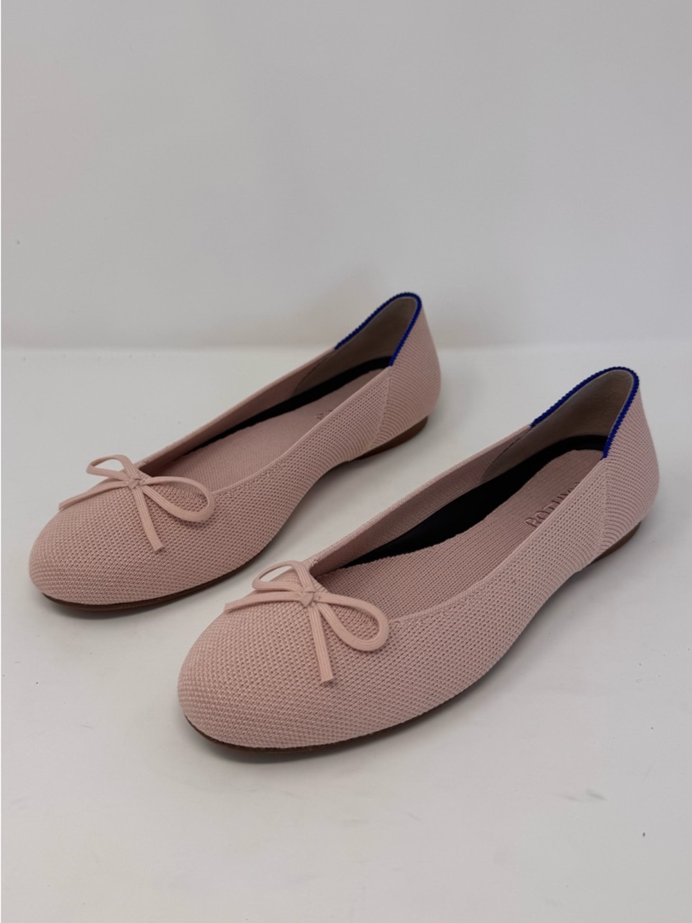 Rothy’s Size 7 The Ballet Flat Bow in Ballerina Pink NWOB